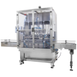 ENVASADORA DE GRAVEDAD PARA LÍQUIDOS Y VISCOSOS DE 6 BOQUILLAS